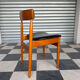 Lot de 4 chaises danoises en teck