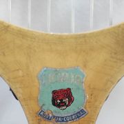 Vintage wooden tennis racket "Tigris" Courtrai, Belgium