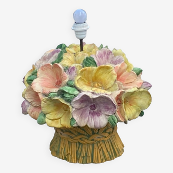 Lampe bouquet de fleurs