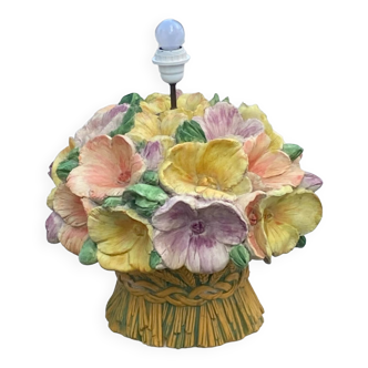 Lampe bouquet de fleurs