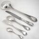 Christofle Marly cutlery set 49 pieces, knives, silver-plated metal, excellent condition.