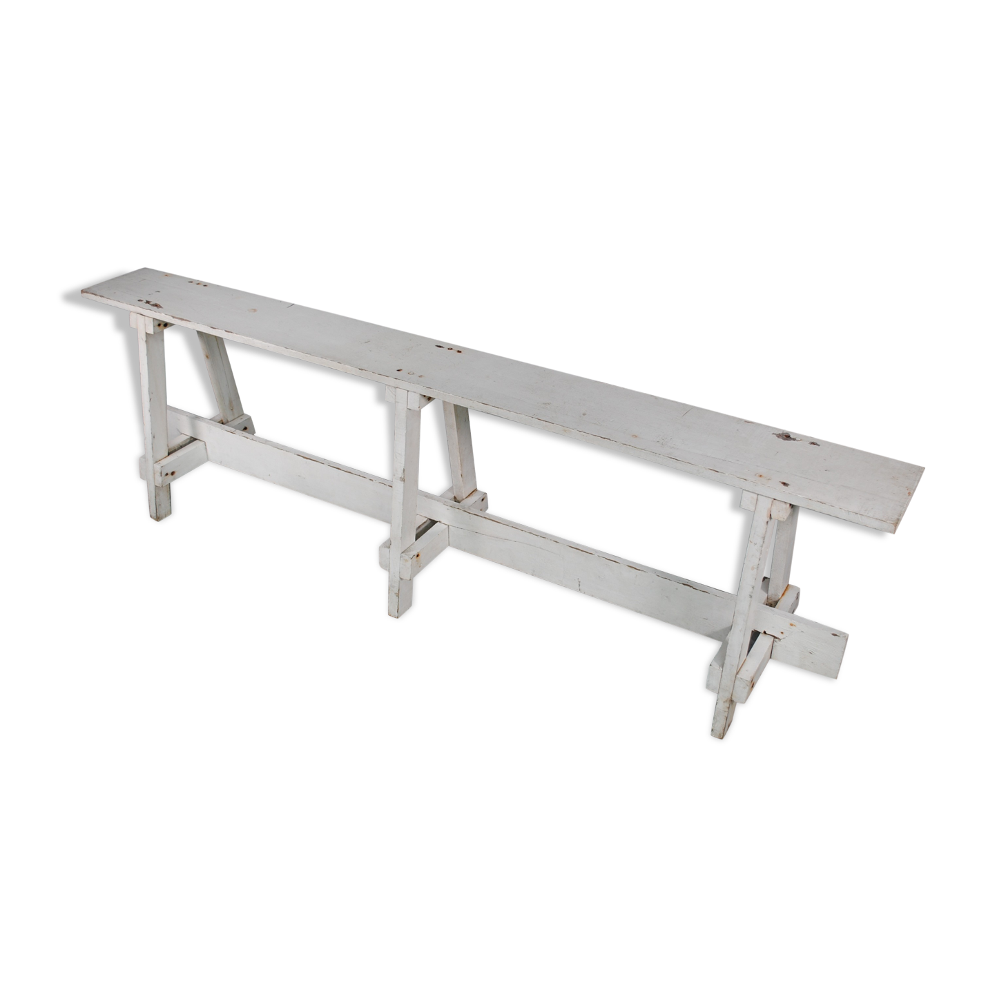 Vintage wooden bench 1960