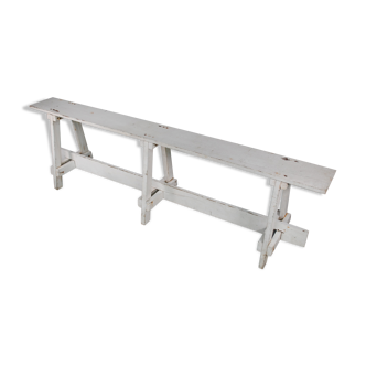 Vintage wooden bench 1960
