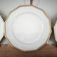 Set of 11 flat plates in Limoges porcelain by Maison Lanternier & C.