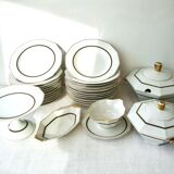 Porcelain plates for 12 people