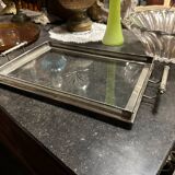 Silver metal tray