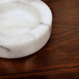 Italian ashtray in Carrara marble