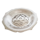 Antique Coquillor butter dish in silver-plated metal