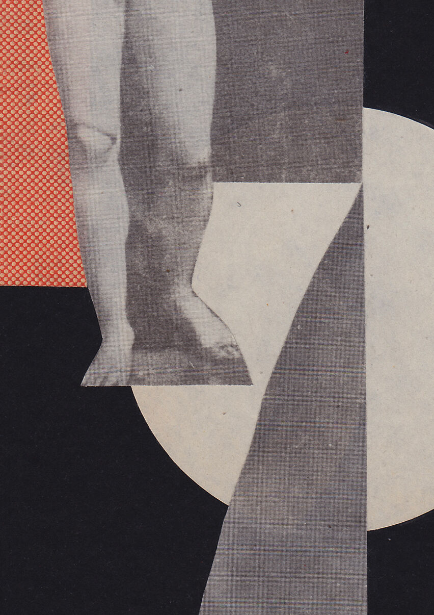 Collage sur papier dance