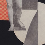 Collage on dance paper