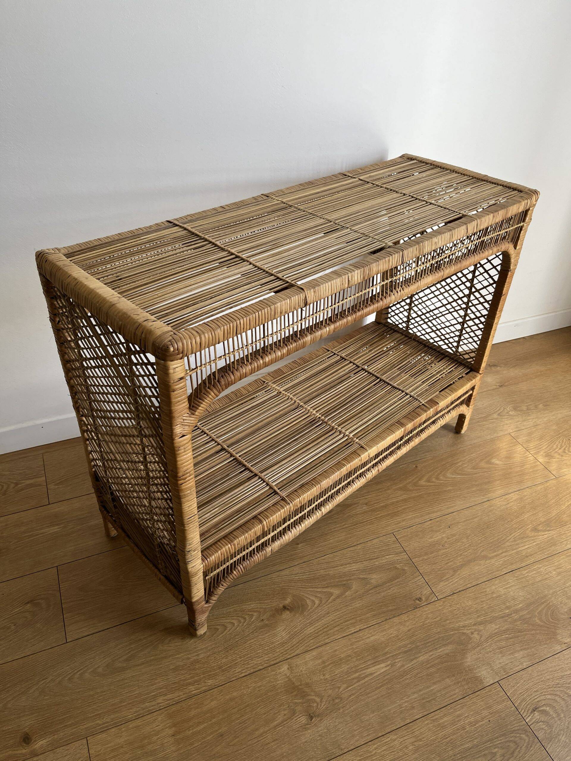 Buri console in the emmanuelle armchair style