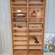 Double curtain cabinet