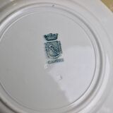 Lot of 7 of the saint-amand manufacture ceramic dessert plates