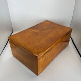 Late Biedermeier Box in Solid Birch, Northern Germany, 1840