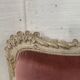 Louis XV style bench in lacquered and gilded beech, 20th century