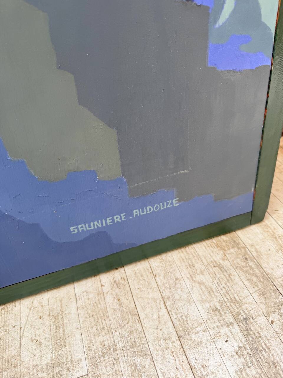 Saunière Audouze XL blue jar painting