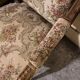 Pair of antique carved wooden armchairs