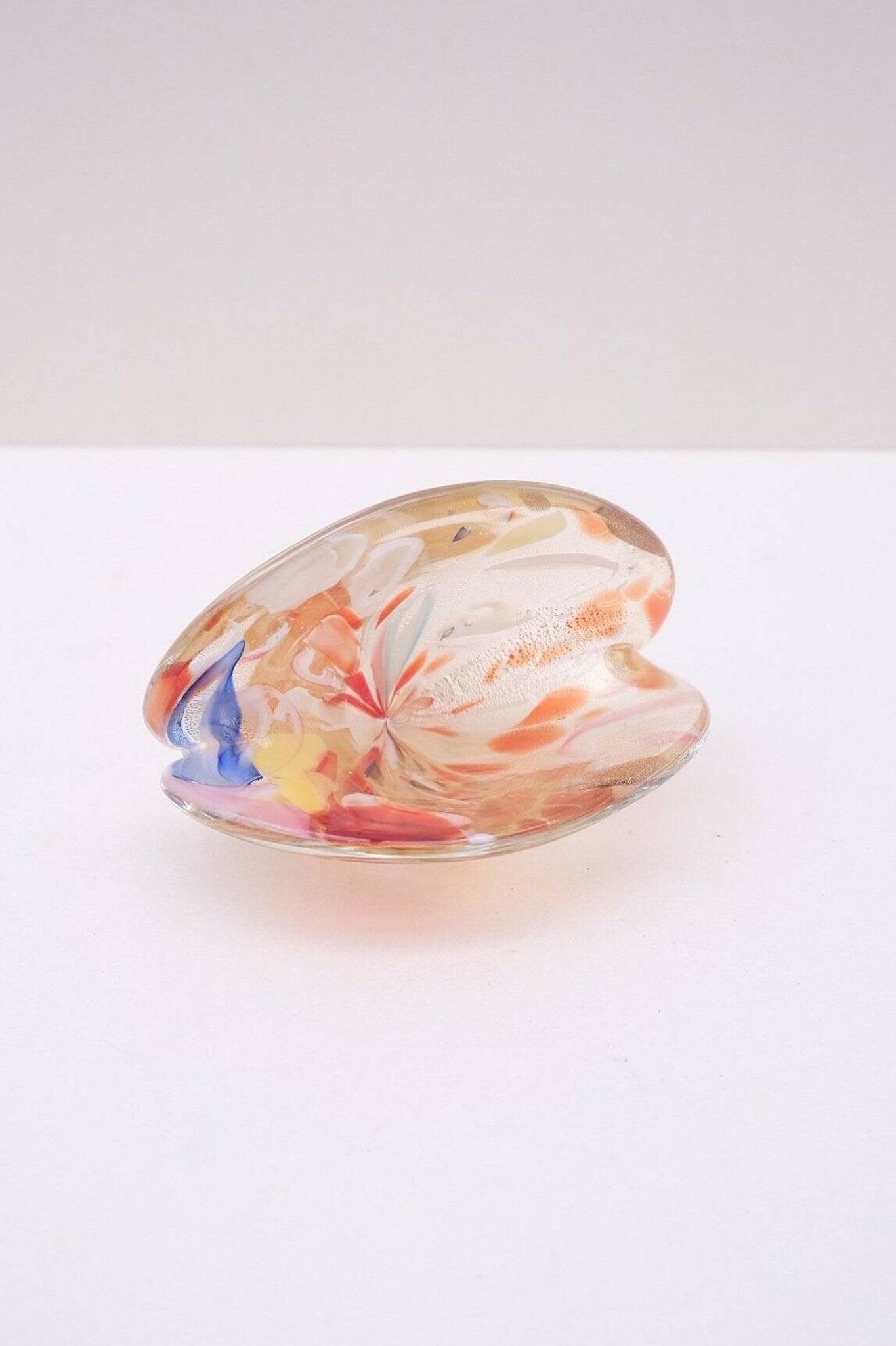 Vide poche de MURANO en verre soufflé, Italie 1960