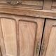 Vintage Parisian Art Deco sideboard renovated in wood 1945