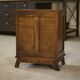 Brutalist bedside table/occasional furniture in oak from the 1960s.