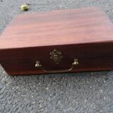 Wooden box with handle