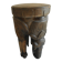 elephant stool plant holder vintage African art 50s