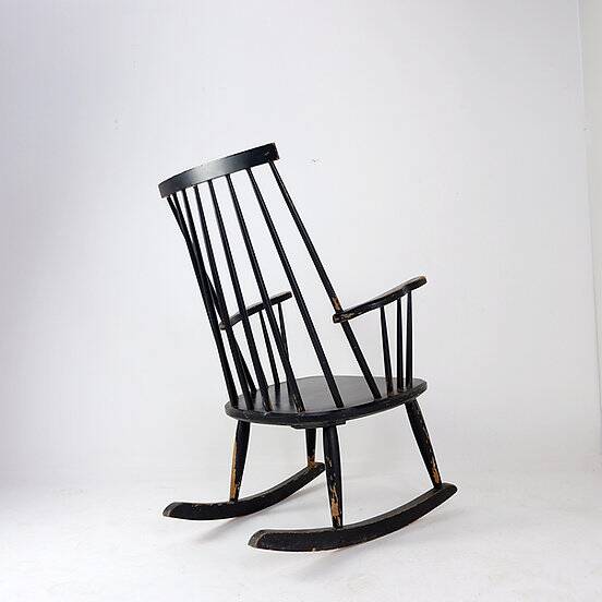 Mid-Century Scandinavian Rocking Chair - 1960s