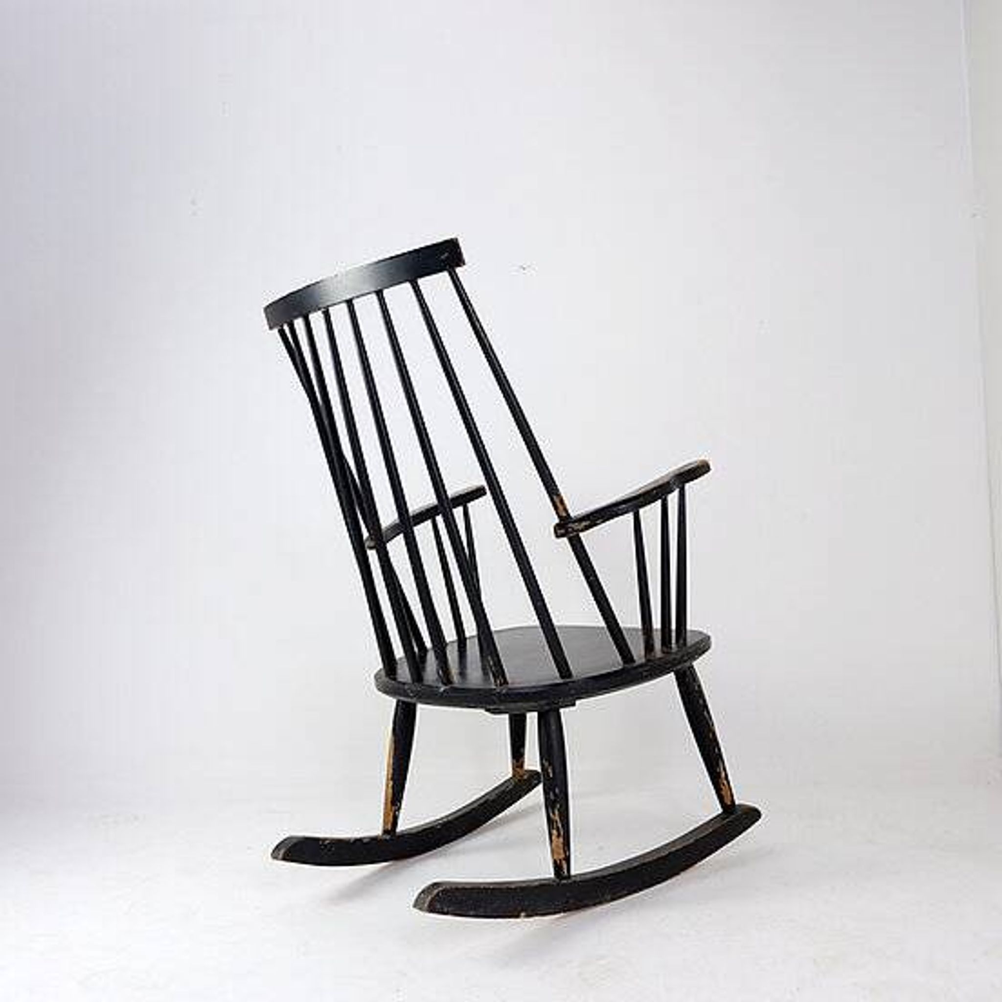 Mid-Century Scandinavian Rocking Chair - 1960s