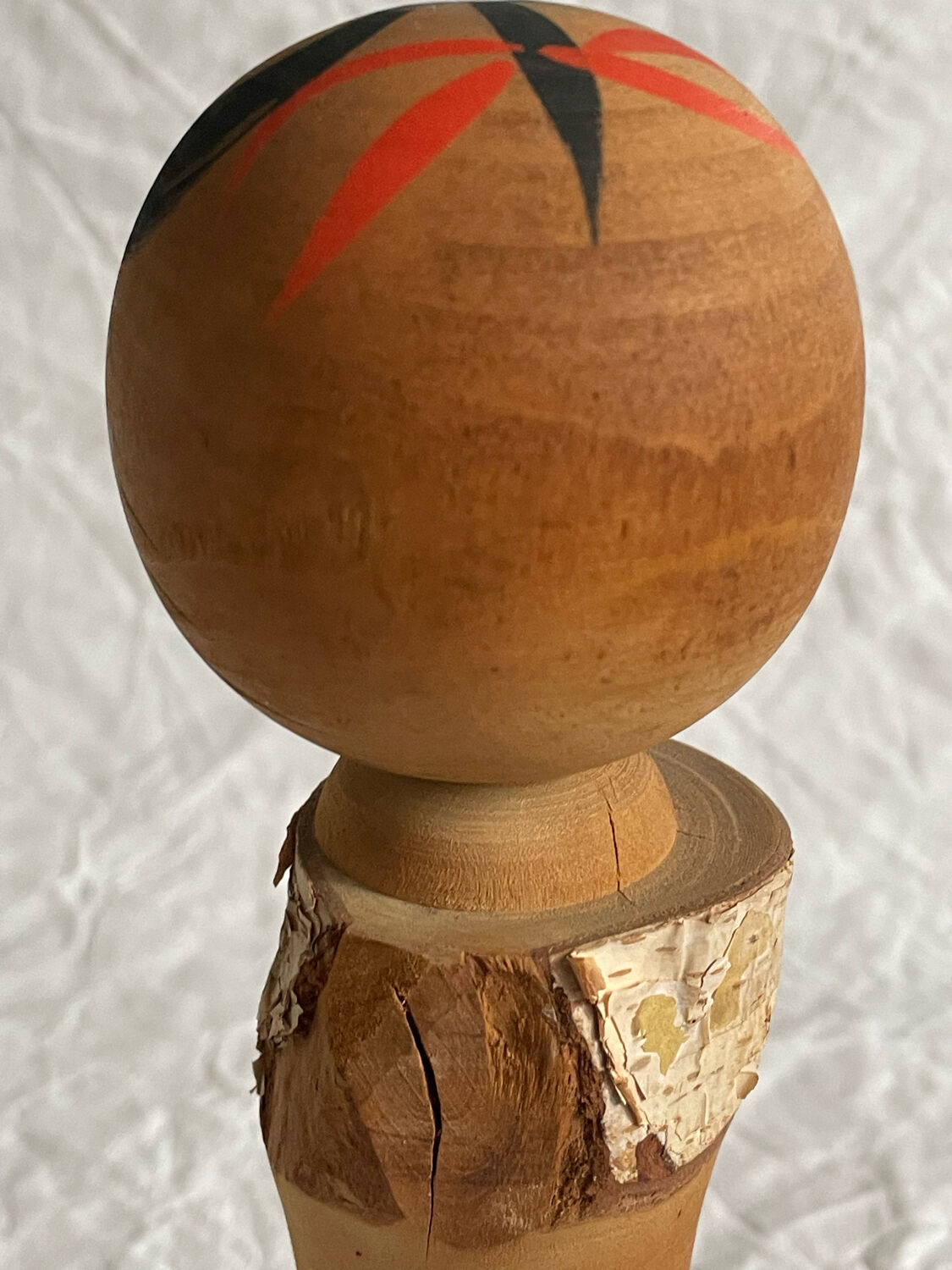 Kokeshi vintage hand painted wood