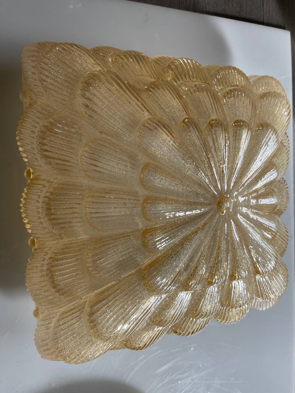 Murano glass sconces set of 2 1970’s