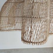 Huge rattan suspension in the shape of a corolla H:1m; D: 1m50