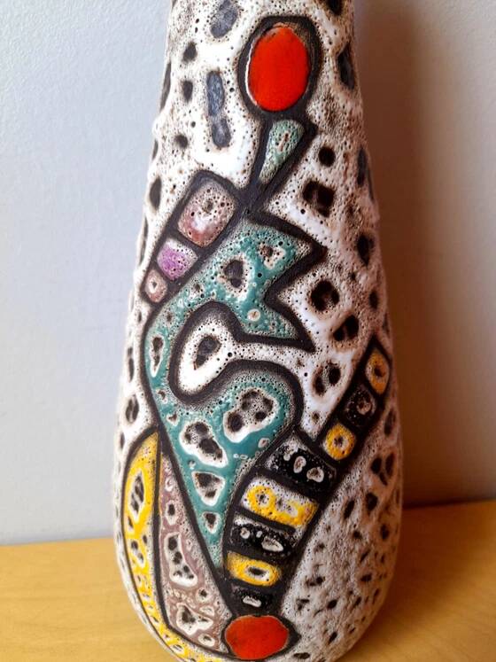 Fat Lava Vase Marius Bessone, Vallauris 1960