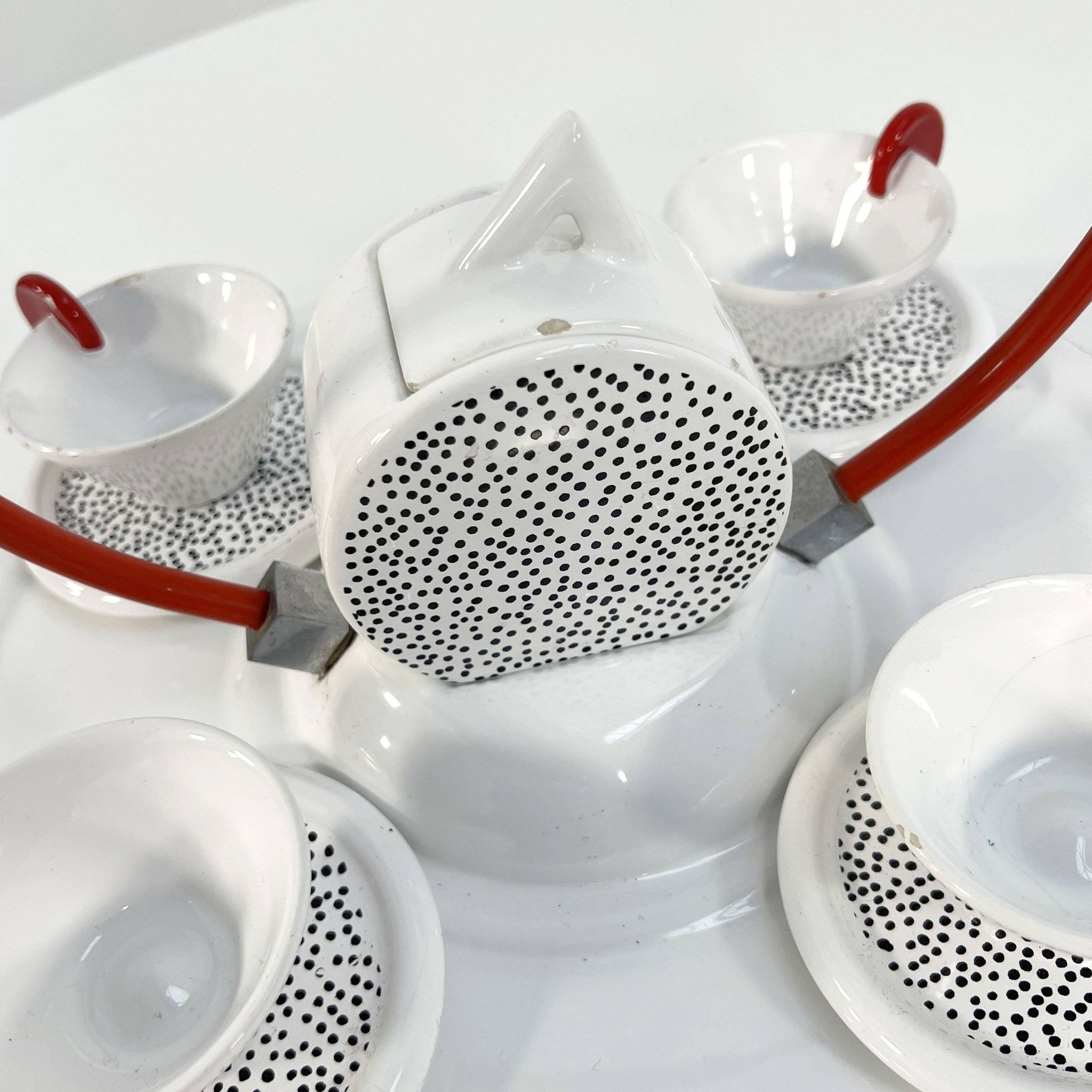 Ceramic service by L. Saccardo & M. Materassi for Mas Italy, 1980