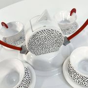 Ceramic service by L. Saccardo & M. Materassi for Mas Italy, 1980
