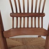 4 hand-stitched chairs 70s