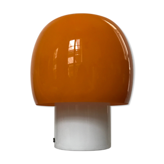 Murano glass vintage Space Age mushroom lamp