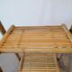 Bamboo Shelf -3 Tablets - foldable - Vintage 80s