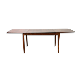 Extendable wooden dining table, manufactured by Lübke, Germany