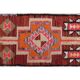 1970s Vintage Turkish Hand-Knotted Wool Cotton Purple Runner Rug 85x292