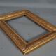 Old frame gilded stucco wood 29.5x21.5 cm, foliage 23.2x15.3 cm