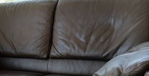 Roche Bobois leather sofa