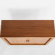 Midcentury danish cabinet with tambour doors by Dyrlund 1960s