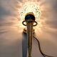 1960s gilded brass wall light.
