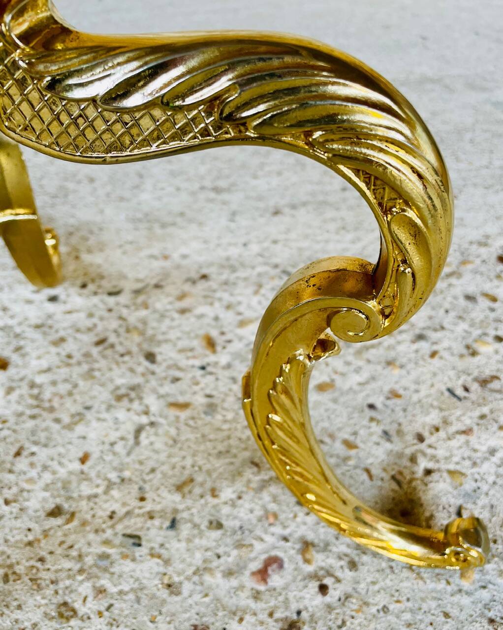 Vintage brass floor lamp, tripod circa 1960s