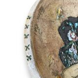 Helen Mai Important Dish In Terracotta And Glazed Porcelain Female Nude