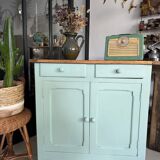 Ancien buffet parisien vert amande