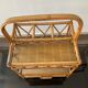 Vintage bar service of the 60s-70s in rattan