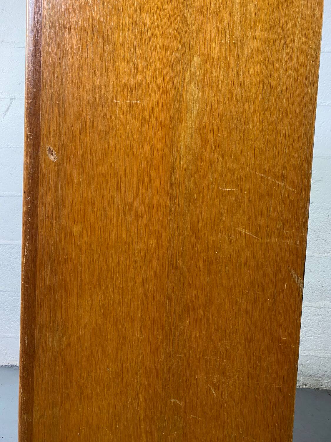 Vintage curtain file cabinet
