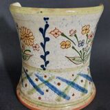 Ceramic tea light holder with signature to identify, 20th century