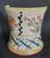 Ceramic tea light holder with signature to identify, 20th century